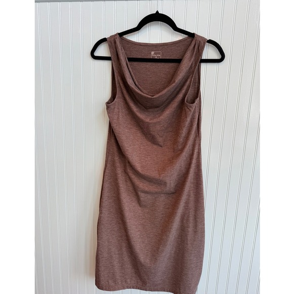 Travel Dress Title Nine Women's Sleeveless Brown Midi Dress  S  Travelcore - Picture 2 of 5